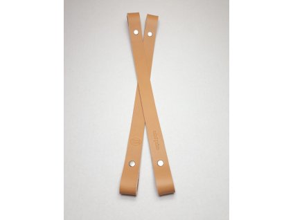 Kožený popruh 2.jakost- DO VYPRODÁNÍ ZÁSOB - Karamelová, 20cm