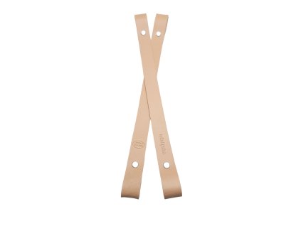 Kožený popruh 2.jakost- DO VYPRODÁNÍ ZÁSOB - Latté, 80cm