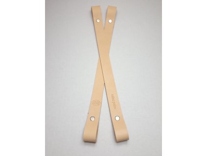 Kožený popruh 2.jakost- DO VYPRODÁNÍ ZÁSOB - Přírodní, 80cm