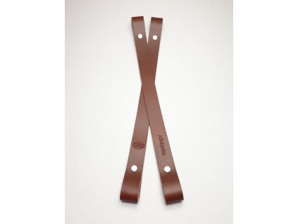 Kožený popruh 2.jakost- DO VYPRODÁNÍ ZÁSOB - Rhumová, 20cm