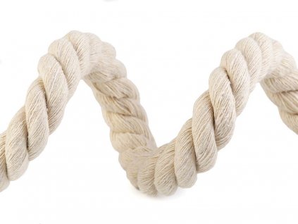 Kroucená bavlněná šňůra pr.18mm REŽNÁ