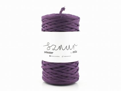 Polyesterová šňůra 5mm/100m - Bordová světlá