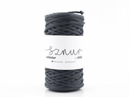Polyesterová šňůra 5mm/100m - Grafitová