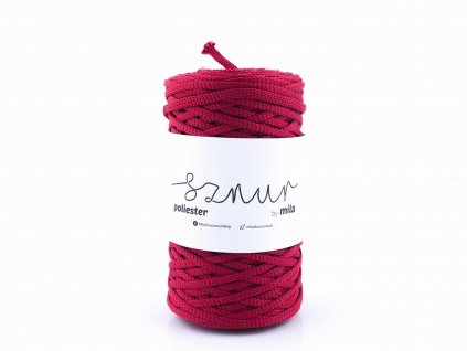 Polyesterová šňůra 5mm/100m - Malinová/32