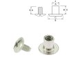 economy chicago screw 3 6 mm 100 pcs nickel plated 1881 l