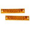 Cedulka kožená T/65x12mm VYROBENO S ♥