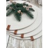 Designový šitý podtácek pod talíř – průměr 30 cm/ sada