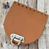 Klopa Crossbody CAMEL 11,8x12cm/zapínání záklopné ovalné/H