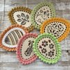 Velikonoční set / HÁČKOVANÉ VAJÍČKA