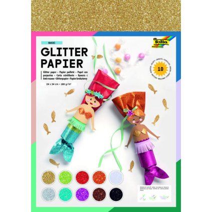vyr 4577papir se trpytkami 10 barev