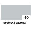 60 stříbrná matná