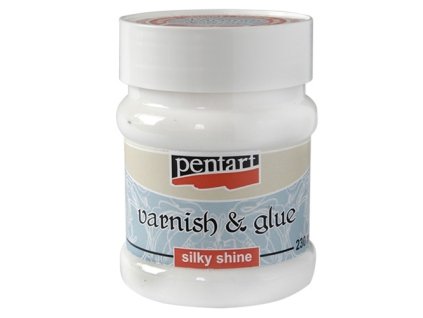 Lepidlo a lak na decoupage hedvábný lesk 230ml
