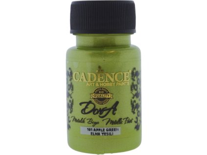 Akrylová barva Cadence DORA metalic, 50 ml apple green