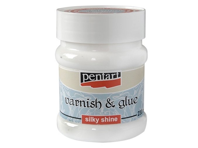 Lepidlo a lak na decoupage hedvábný lesk 230ml