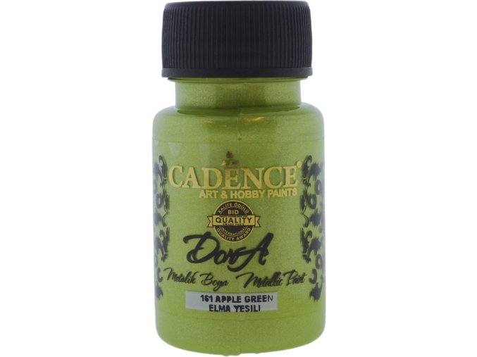 Akrylová barva Cadence DORA metalic, 50 ml apple green