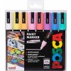 Sada akrylových fixů Uni Posca 1,8 2,5mm 8ks pastelové