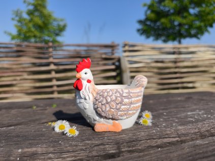 3D omalovánka - květináček - kohoutek - nemalovaný