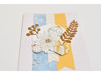 Vánoční přání s pruhy