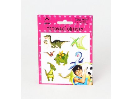 Samolepky tetování DINOSAUŘI 2542