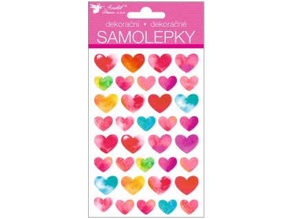 Samolepky srdce 15 x 10 cm - 15022