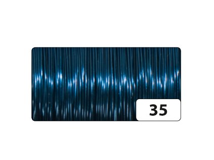 Měděný drát - 0,3 mm x 80 m - MODRÁ