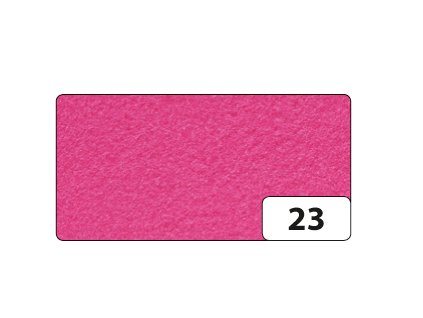 Dekorační filc - ca. 3,5 mm tloušťka - 30 x 45 cm, 1 list - RŮŽOVÁ