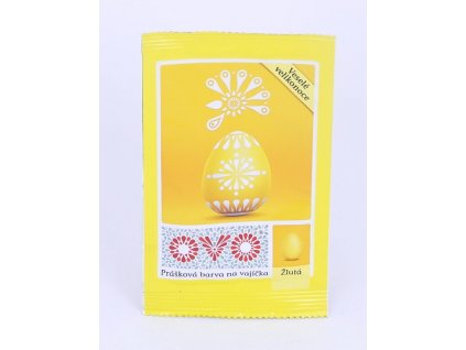 Barva na vejce žlutá 5g prášek /14610511/