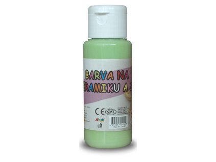 Barva na sklo a keramiku 60ml- zelená světlá