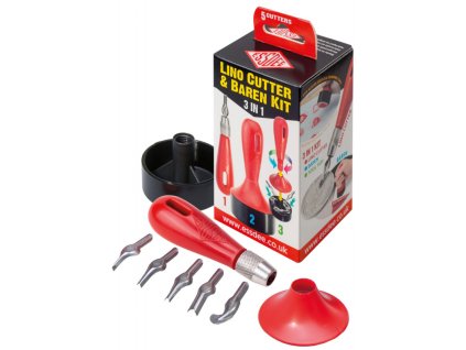 Sada pro linoryt 3v1 - 5 různých nožů