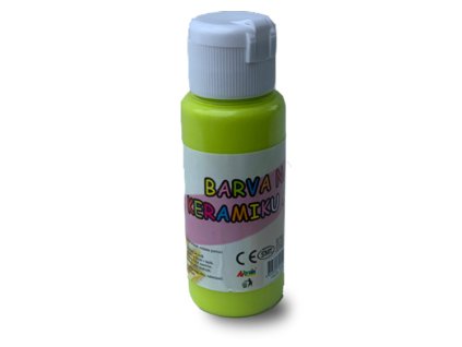 Barva na sklo a keramiku 60ml- citrónové žlutá