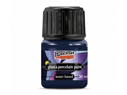 Barva na sklo a porcelán 30 ml MODRÁ