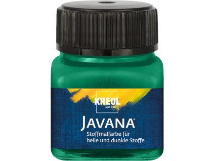 Barva na světlý a tmavý textil JAVANA 20 ml tmavě zelená