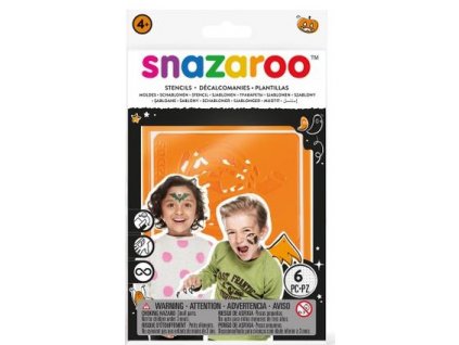 Snazaroo šablony na obličejové barvy 6ks - Halloween