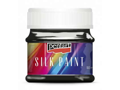 Barva na hedvábí 50 ml ČERNÁ