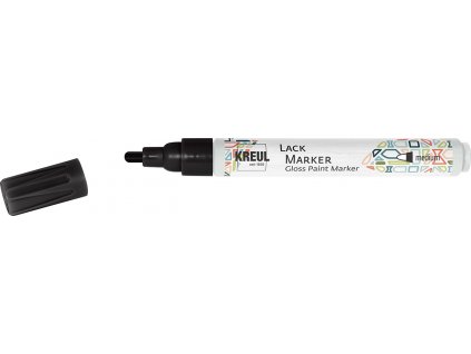 Lakový marker KREUL medium ČERNÁ