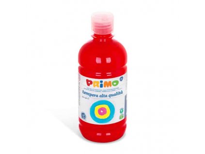 Temperová barva PRIMO, 500ml, červená