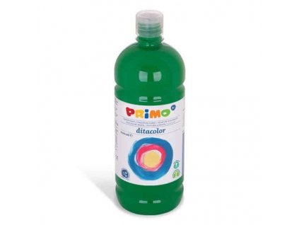 Prstová barva PRIMO, 1000ml, zelená