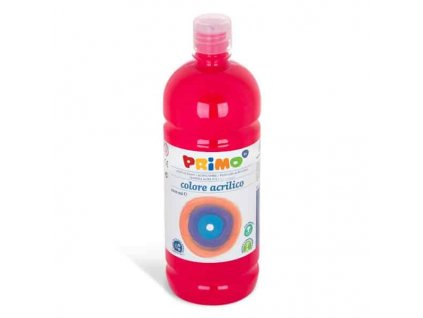 Akrylová barva PRIMO, 1000ml, karmínově červená