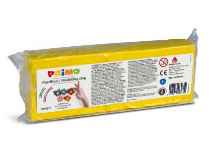 Plastelína PRIMO, 550g, citronově žlutá