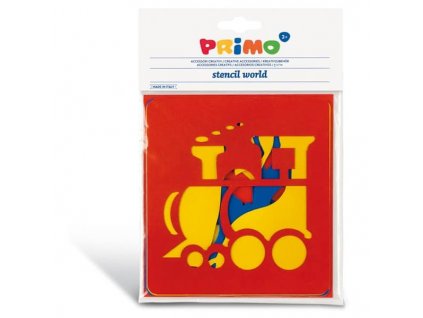 Plastové šablony PRIMO, sada 6ks, motiv DOPRAVA