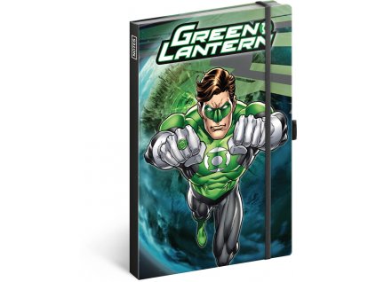 NOTIQUE Notes Green Lantern, linkovaný, 13 x 21 cm