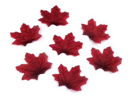 Umělý javorový list 8x8 cm