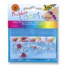 Rubber Loops- přívěšky se třpytkami - 6 ks