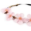 Pružná čelenka do vlasů s květy