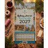 Rodinný plánovací kalendář 2027 velký nástěnný