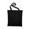 Taška bavlněná, 140 g/m², 38 x 42cm, černá (Black)