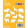 Papírové výseky MAGIC, 4 - 7cm, 10ks, sada 5 - Divoká zvířata