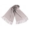 Šátek / šála typu pashmina s třásněmi 65x180 cm