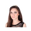 Kovová čelenka do vlasů s korunkou