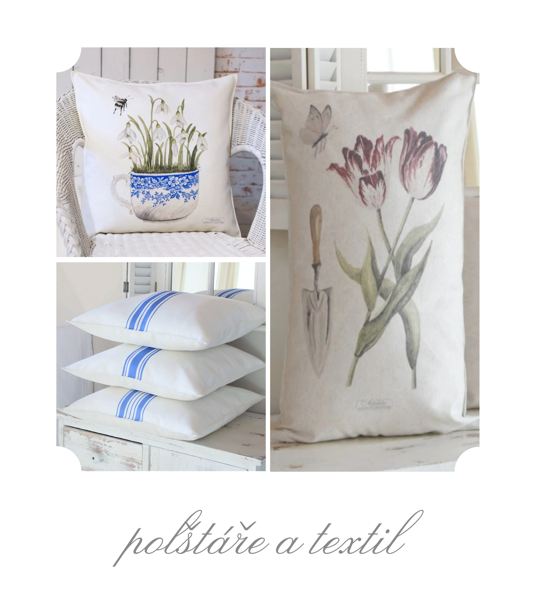Polštáře a textil